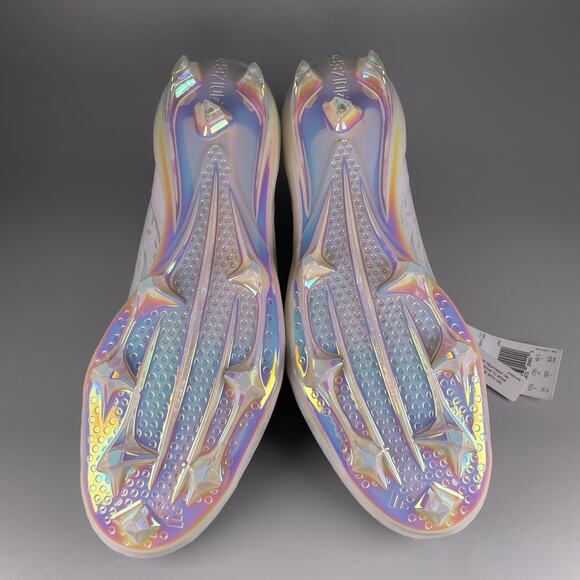 Adidas Adizero Electric Speed Juice Men 14 Chrome White Football Cleats Athletic - Picture 4 of 8